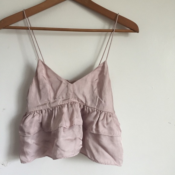 H&M Tops - H&M satin camisole crop top